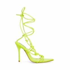 STEVEMADDEN BUFFY YELLOW NEON Women's Shoes