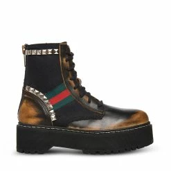 SteveMadden BURNER BLACK MULTI Women's Shoes