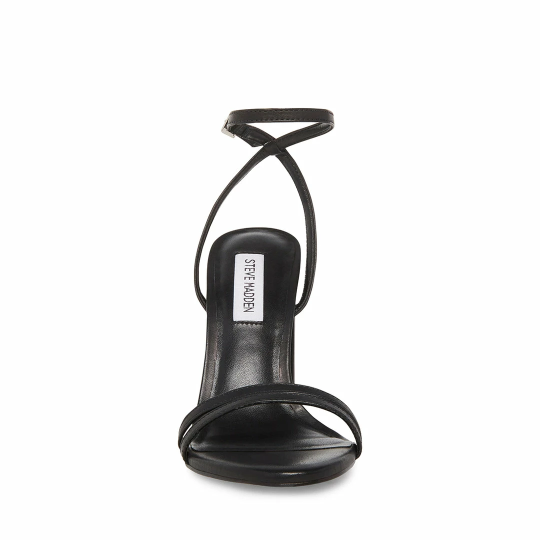 STEVEMADDEN Women's Shoes CANDID BLACK LEATHER