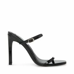 STEVEMADDEN Women's Shoes CLASSY BLACK PATENT