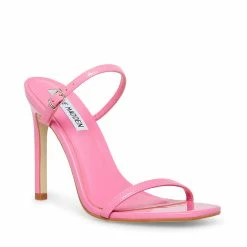 STEVEMADDEN Women's Shoes CLASSY PINK PATENT