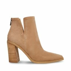 STEVEMADDEN Women's Shoes CORNELIA SAND SUEDE