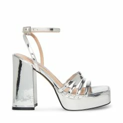SteveMadden Women's Shoes DISCO SILVER