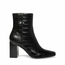 SteveMadden Women's Shoes DIVINE BLACK CROCODILE