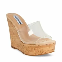 SteveMadden Women's Shoes ELENORA CLEAR