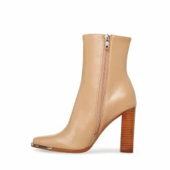 STEVEMADDEN Women's Shoes FALCON TAN LEATHER