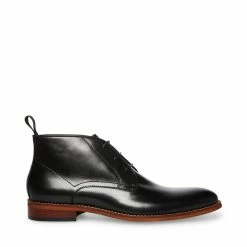 SteveMadden FAVIEN BLACK LEATHER