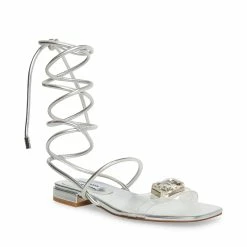 STEVEMADDEN FRANCINA SILVER Women's Shoes