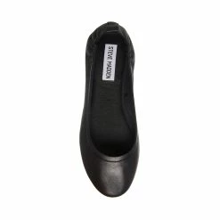 STEVEMADDEN GRETA BLACK LEATHER Women's Shoes