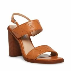 SteveMadden Women's Shoes IDEAL COGNAC LEATHER