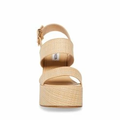 STEVEMADDEN VALORY NATURAL RAFFIA Women's Shoes