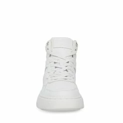 STEVEMADDEN JORDEE WHITE LEATHER Men's