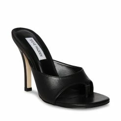 SteveMadden Women's Shoes KARINA BLACK LEATHER