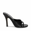 SteveMadden Women's Shoes KARINA BLACK LEATHER