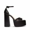 STEVEMADDEN KASSIANI BLACK LEATHER