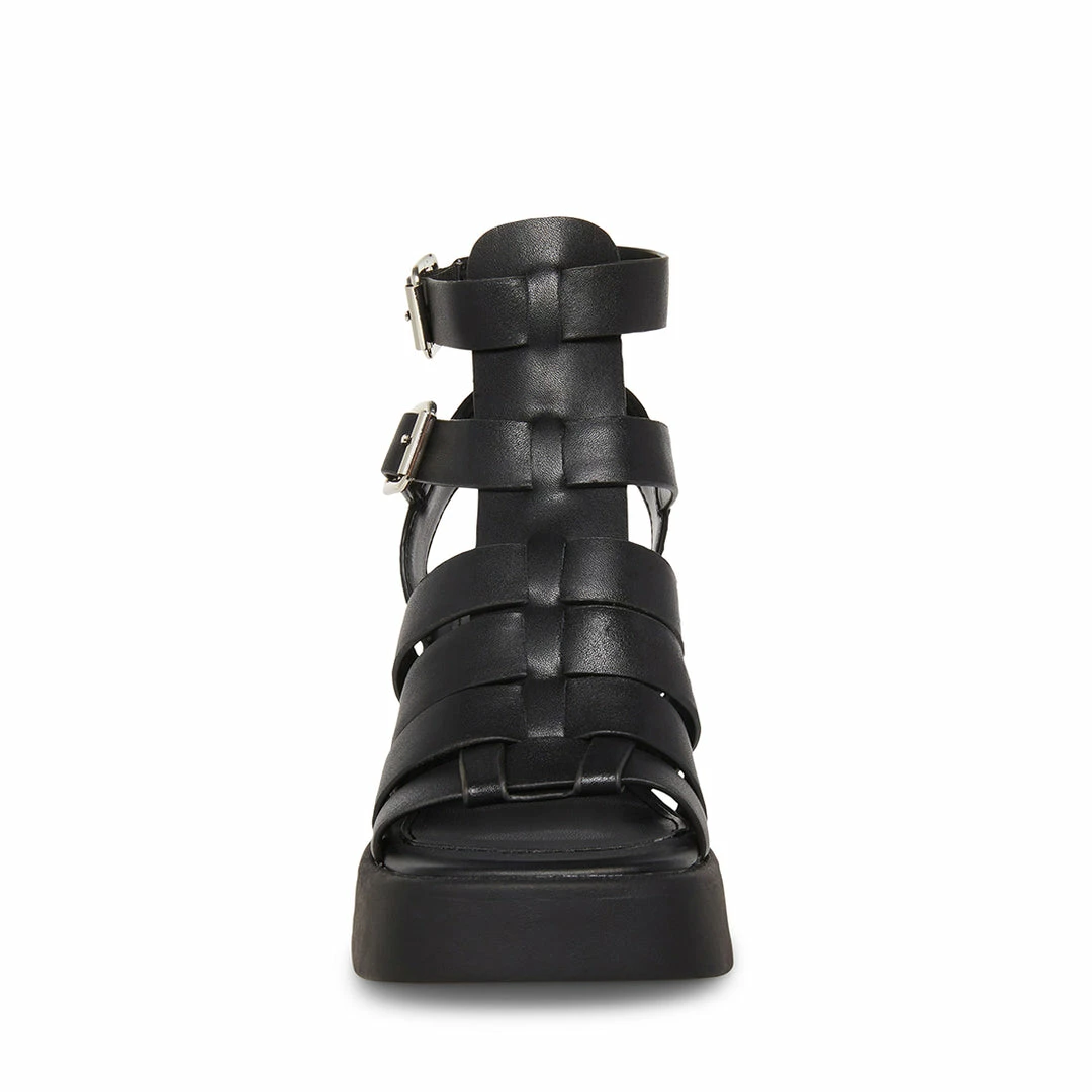 STEVEMADDEN KIONA BLACK LEATHER