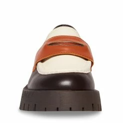 STEVEMADDEN Women's Shoes LAWRENCE WHITE MULTI