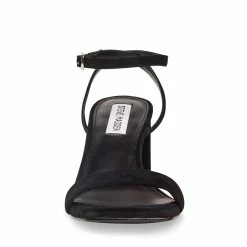 STEVEMADDEN LUXE BLACK SUEDE Women's Shoes