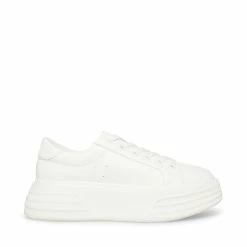 STEVEMADDEN Women's Shoes MANDY WHITE