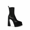 STEVEMADDEN MILLIE BLACK LEATHER