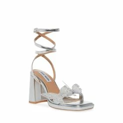 STEVEMADDEN Women's Shoes MONARCH SILVER