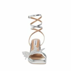 STEVEMADDEN Women's Shoes MONARCH SILVER