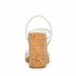 STEVEMADDEN Women's Shoes MORGAN WHITE