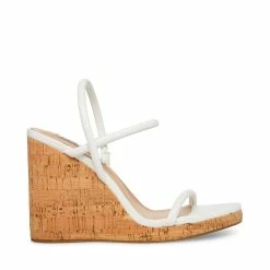 STEVEMADDEN Women's Shoes MORGAN WHITE