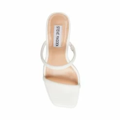 STEVEMADDEN Women's Shoes POLLY WHITE