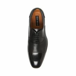 STEVEMADDEN Men's PROCTOR-R BLACK LEATHER
