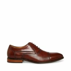 STEVEMADDEN PROCTOR-R COGNAC LEATHER Men's