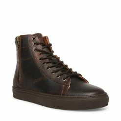 SteveMadden SLASH BROWN LEATHER