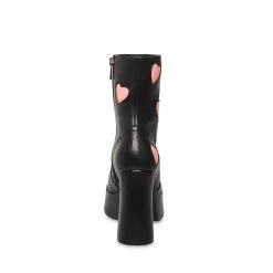 STEVEMADDEN Women's Shoes SWEETHEART BLACK LEATHER