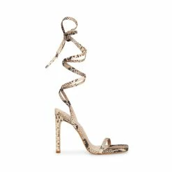 SteveMadden Women's Shoes UPLIFT NATURAL SNAKE
