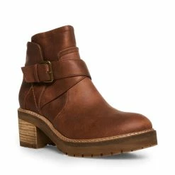 Recurate VANESSAH COGNAC - SM REBOOTED Booties