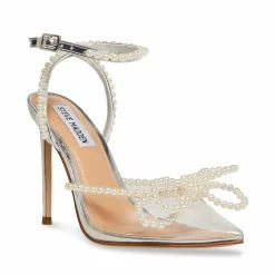 STEVEMADDEN Women's Shoes VIABLE WHITE MULTI