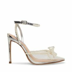 STEVEMADDEN Women's Shoes VIABLE WHITE MULTI