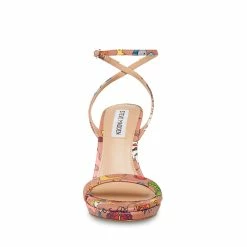 STEVEMADDEN Women's Shoes WAFER TAN MULTI