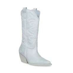 SteveMadden WEST BABY BLUE LEATHER