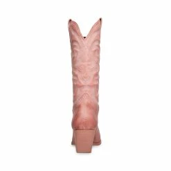 SteveMadden WEST PINK LEATHER Women's Shoes