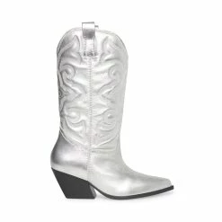 SteveMadden WEST SILVER LEATHER