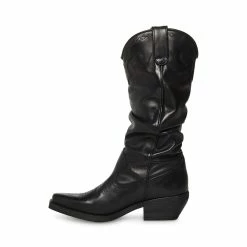 STEVEMADDEN WHISKEY BLACK LEATHER