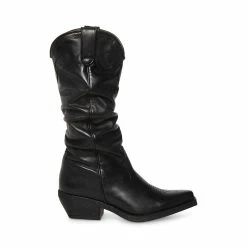 STEVEMADDEN WHISKEY BLACK LEATHER