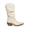 STEVEMADDEN Women's Shoes WHISKEY WHITE LEATHER