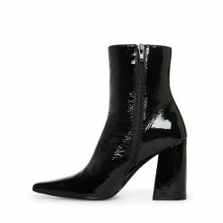 STEVEMADDEN ZOE BLACK PATENT Women's Shoes