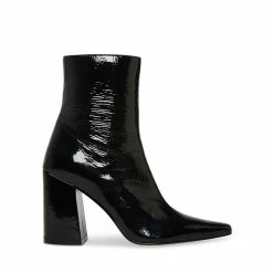 STEVEMADDEN ZOE BLACK PATENT Women's Shoes