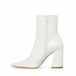 STEVEMADDEN ZOE WHITE PATENT