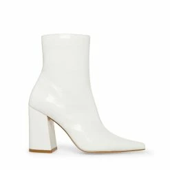 STEVEMADDEN ZOE WHITE PATENT