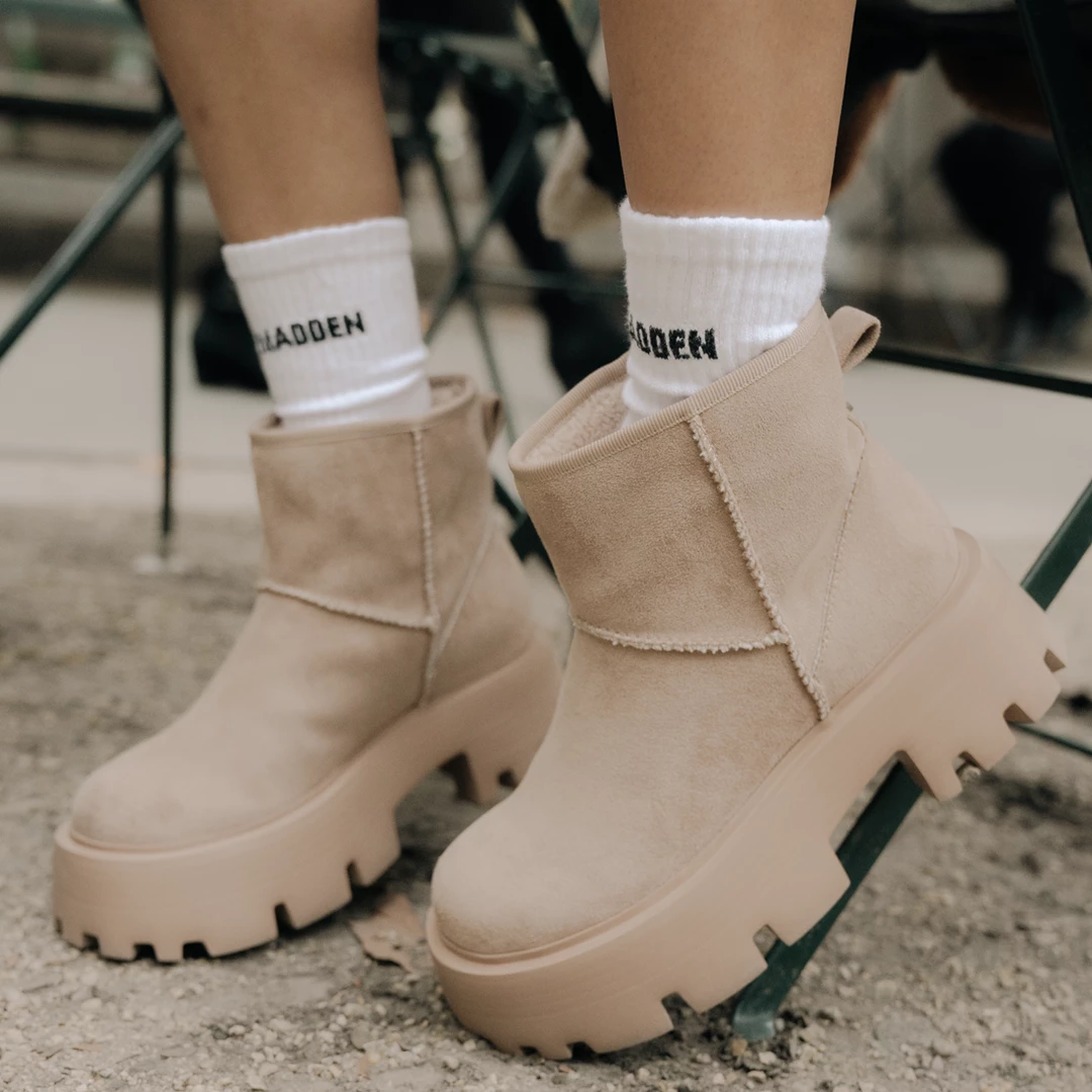 STEVEMADDEN MACEN TAUPE Women's Shoes