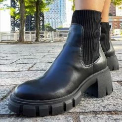 SteveMadden HUTCH BLACK Women's Shoes